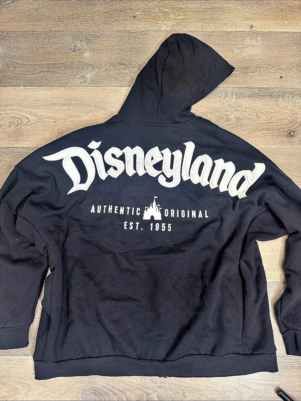 Disney Disneyland Authentic Original Hoodie Black White Size XXL Hoodie 1466